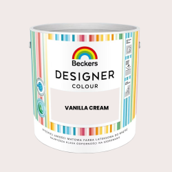 BECKERS Farba lateksowa Designer Colour vanilla cream 2,5L