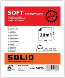 SOLID folia LPDE transparent SOFT 4x5m