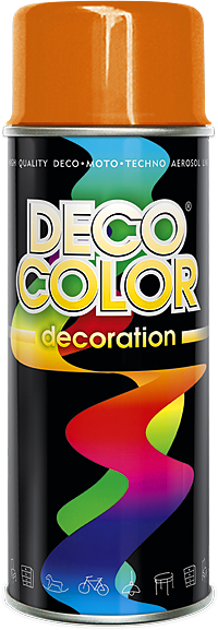 DECO Farba w sprayu COLOR pomarańczowy 400ML
