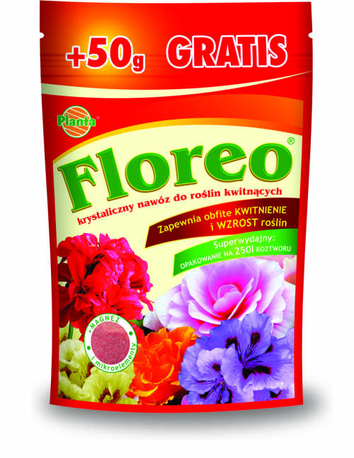 PLANTA Nawóz FLOREO do kwiatów kwitnących 250g