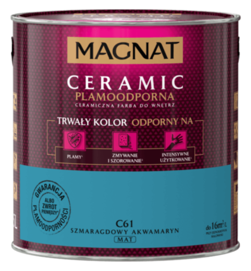 MAGNAT ceramic kolor C61 szmaragdowy akwamaryn 2,5L