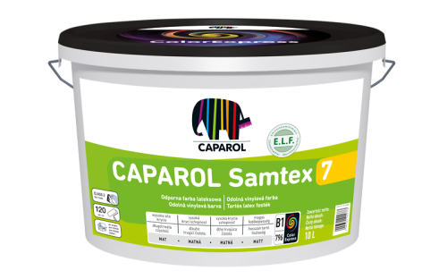 CAPAROL samtex 3  B3 2,35 L  antyrefleksyjna farba lateksowa