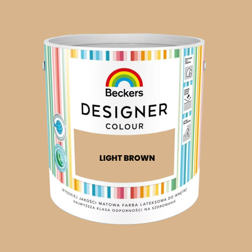 BECKERS Farba lateksowa Designer Colour light brown 2,5L