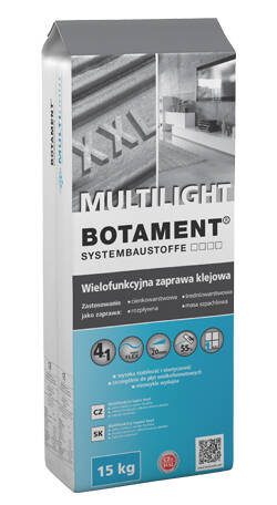 BOTAMENT ® Multilight – wielofunkcyjna lekka zaprawa klejowa 