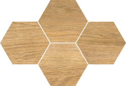 CERAMIKA BIANCA carvallo hexagon 12,5x14,5 g1 szt