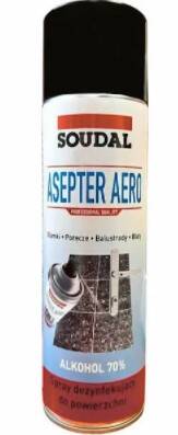 SOUDAL ASEPTER AERO Spray dezynfekujący do powierzchni 500ml
