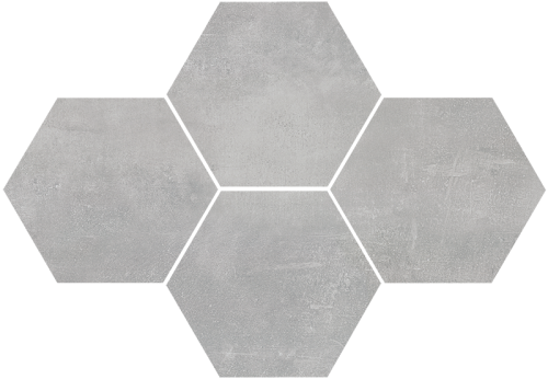 CERAMIKA STARGRES stark pure grey mos. hexagon 28,3x40,8 szt (Opak. 9) g1 szt