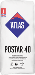 ATLAS Postar 40 - zaprawa do tradycyjnych wylewek 25 kg