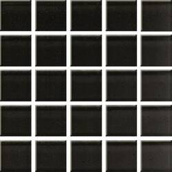 CERAMIKA KOŃSKIE Black glass mosaic 25x25 g1 szt