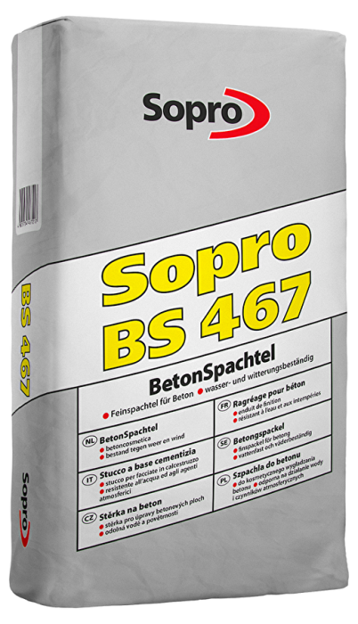 Sopro BS 467 Szpachla do betonu / 25 kg