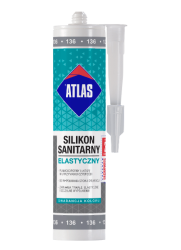 ATLAS Silikon sanitarny elastyczny 037 GRAFITOWY 280 ml