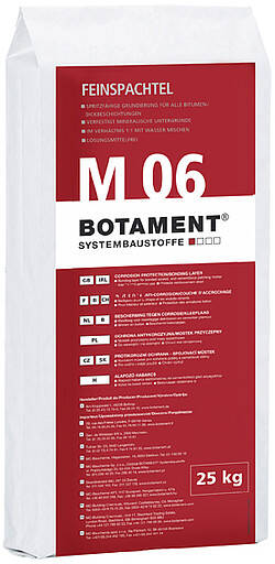 BOTAMENT BOTACEM® M 06 Drobnoziarnista masa szpachlowa – 25 KG