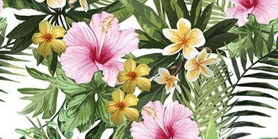 CERAMIKA KOŃSKIE tropical flowers inserto rect. 2x30x60 g1 kpl