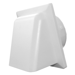 DOSPEL – Kratka zewnętrzna wentylacyjna z przepustnicą KRD 100 B biała