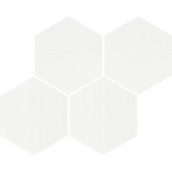 CERAMIKA COLOR hexagon white glossy mosaic g1 21x26 szt