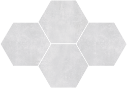 CERAMIKA STARGRES stark white mosaic hexagon 28,3x40,8 szt (Opak. 9) g1 szt